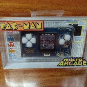 NIP New in Package Micro Arcade Pacman Color LCD Handheld Pac-Man Video Game